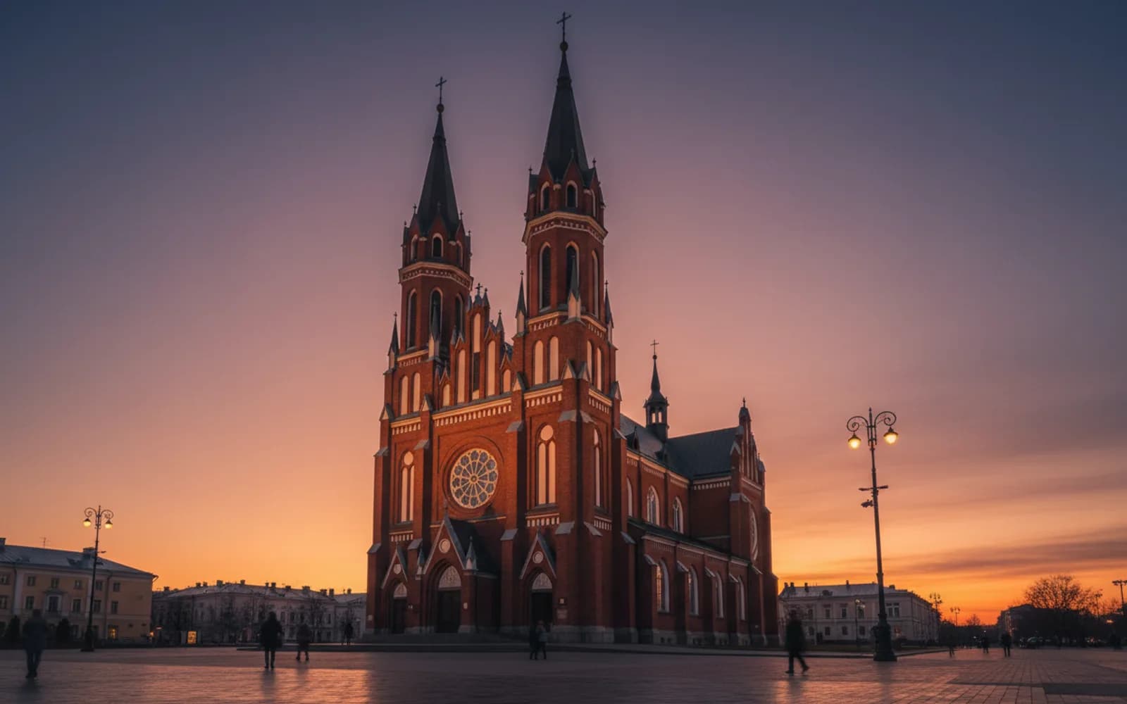 Маршрут по центру города Минск
